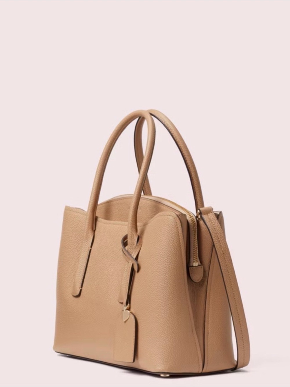 Kate Spade Margaux Medium Satchel In Beige